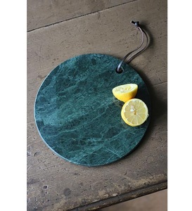 Tabla de Cortar de Mármol Auténtico, Bandeja de Preparación y Servicio de Alimentos para Cocina, Piedra Natural para Restaurante - Product Image 6