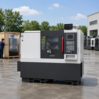 Tour CNC à banc incliné CKD46 haute précision, petit encombrement, tourelle à 12 outils