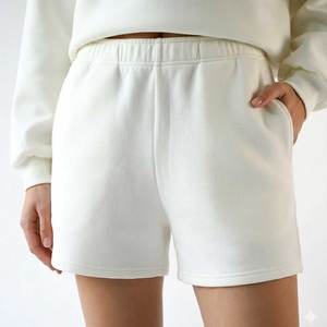 Pantalones Cortos Deportivos Casuales de Verano para Mujer, 100% Algodón, Bordados, con Cordón, Cintura Media, Transpirables, de Secado Rápido - Product Image 6