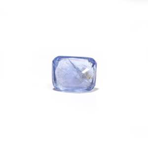 Natural Emerald Cut Blue Sapphire 3 Carat Loose Gemstone for Fine Jewelry - Product Image 2