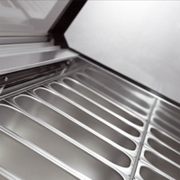 Vitrine de crème glacée commerciale haut de gamme Ventilateur à température unique refroidissant l'équipement de réfrigération de dessert en acier peint 727L