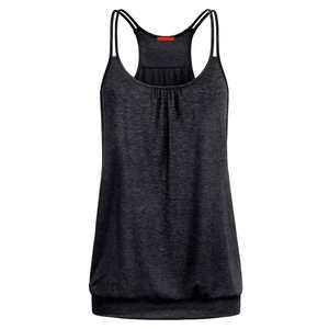 Camiseta sin mangas de algodón y poliéster para mujer, camiseta sin mangas para gimnasio y fitness, camiseta sin mangas para mujer de último estilo y gran venta. - Product Image 4