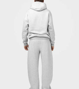Men Sports Tracksuit Cotton Hoodie Sweatshirt and Jogger <b>Pants</b> Casual Streetwear Athletic Clothing Set - Product Image 4