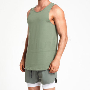 Top Selling Workout Fitness Bodybuilding <b>Running</b> Clothing Vest <b>Singlets</b> Stringer Shirt Gym Wear Men Tank Top - Product Image 3