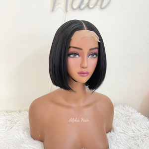 Premium 613 Peluca de encaje completo con pelo de bebé espejo hueso recto cutícula alineada extensiones de cabello caliente del año - Product Image 1