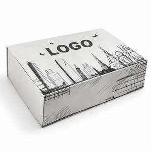 Custom Eco-Friendly Biodegradable Magnetic Cardboard Gift Boxes Foldable Flip Design Waterproof Lamination Attractive Perfume - Product Image 1