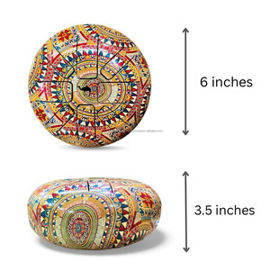 Tambour à langue décoratif en acier inoxydable émaillé, design Mandala, instrument Handpan pour la méditation, le yoga et la relaxation - Product Image 2