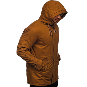 Custom Manufacturer 2025 Men's Long Parka Jackets with <b>Fur</b> Breathable Winter <b>Coat</b> OEM Service Customized Designs Logos Price - Product Image 1