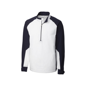 Veste de randonnée d'hiver pour homme, doublure softshell, couleur marine et violet contrasté, col rond, manches raglan, coupe classique, coupe régulière, coupe-vent, résistante à l'eau - Product Image 6
