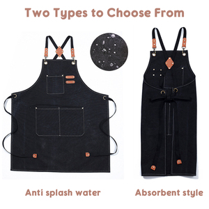 Customized <b>kitchen</b> <b>apron</b> heavy duty polyester with waist fit design perfect for restaurant uniform and daily cooking use - Product Image 4