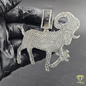 Pendentif Animal Hip Hop en Moissanite Haute Brillance, Bijou Statement en Argent 925 - Product Image 5