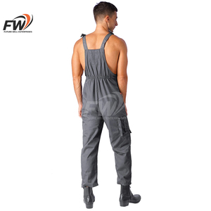 Overol de Trabajo para Hombre, Estilo Moderno y Popular, de Alta Calidad, con Múltiples Bolsillos, Transpirable, de Algodón, Duradero - Product Image 3