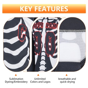 Custom Logo Printing Quick Dry Plus Size Unisex <b>Ice</b> <b>Hockey</b> <b>Jersey</b> Sublimated Sportswear Professional Manufacturer <b>Wholesale</b> Rate - Product Image 3