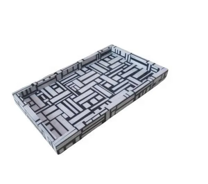 Plateau de service en bois personnalisable FAIZA CRAFT FC-3174, incrustation d'os et de résine, motif végétal moderne, multifonctionnel, vente chaude - Product Image 5