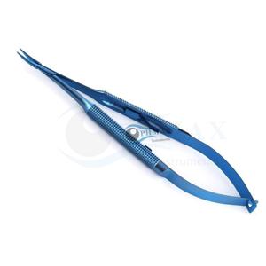 Portaagujas Oftálmico de Aleación de Titanio de Alta Calidad, Pinzas de Precisión para Sujetar Agujas sin Bloqueo para Cirugía Ocular, Aprobado por CE - Product Image 1