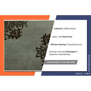 Exportateur indien le mieux répertorié vendant des ensembles de tapis en laine tissés à la main tapis en laine brodé à vendre - Product Image 6