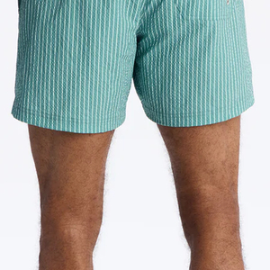 Pantalones Cortos a Rayas para Hombre con Cordón y Logotipo, Material de Alta Calidad, Cintura Elástica, Bolsillos Laterales para Mayor Comodidad, para Compradores al por Mayor - Product Image 5