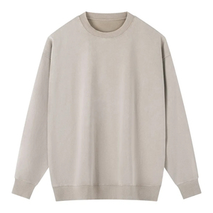 OEM ODM <b>Men</b> Women Acid Wash Sweatshirt Oversized Vintage Crewneck Streetwear Custom Logo Supplier - Product Image 1