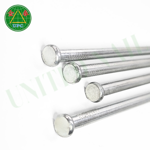 3.7"x0.193 Carbon Steel Galvanized Common <b>Nail</b> with Smooth Shank and Checkered Head Style for Home Improvement - Product Image 3
