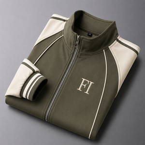 Conjuntos Deportivos de Algodón y Poliéster al por Mayor de Fábrica, Conjuntos de Chaqueta de Manga Larga para Hombre, Conjuntos Deportivos de Dos Piezas para Negocios y Ocio - Product Image 2