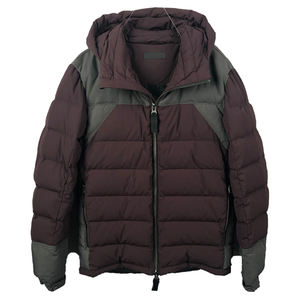 Unisex Hooded Puffer <b>Jacket</b> Stand Collar Zipper Closure Waterproof <b>Fleece</b> Winter Casual <b>Thick</b> Polyester Wadding Loose Fit Solid - Product Image 1