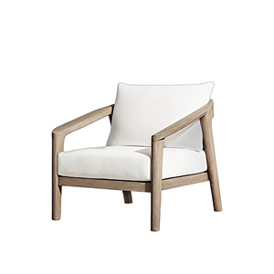 Canapé de jardin en teck moderne au design tendance pour l'extérieur, ensemble de canapés pour patio avec coussins de plage pour cour, directement de l'usine - Product Image 1