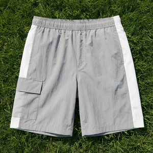 Shorts coupe-vent pour hommes, légers, imperméables, cargo, 100% nylon polyester, coupe-vent, unisexes - Product Image 1
