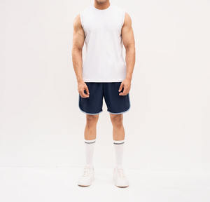 Camiseta sin mangas de algodón para hombre con logo personalizado al por mayor, blanca, para culturismo, entrenamiento, chaleco deportivo prémium de verano para hombre - Product Image 3