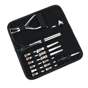 Kit d'accessoires pour extensions capillaires de salon : Outil de retrait de micro-perles, outil à boucle pour cheveux, 3 fils, pinces de séparation, ciseaux - Product Image 1