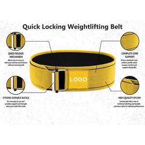 Cinturón de Levantamiento de Pesas para Hombre y Mujer, Cinturón de Soporte de Cuero para Gimnasio y Powerlifting, Proveedor OEM - Product Image 2