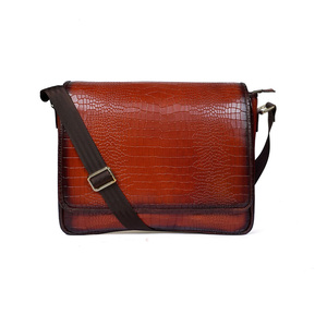 Vintage Leather Satchel Bag Large Capacity Shoulder Messenger Bag for Business Office Travel Men Women and Unisex Use - Product Image 6