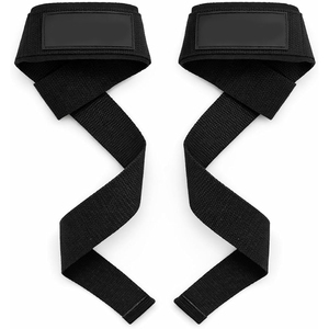 Adjustable Weightlifting Straps <b>Gym</b> Weightlifting Grip Straps Bandages Wrist Straps Wraps - Product Image 1