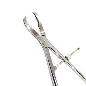 16cm 3.5mm Manual Steel and Stainless Steel Forceps with <b>Thread</b> <b>Lock</b> for Bone Reduction Power Source Manual by Dentavex - Product Image 2