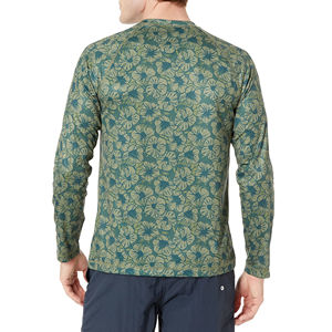 Camiseta de sublimación de manga larga para hombre, 100% algodón, personalizada, de corte holgado, con estampado de secado rápido. - Product Image 3