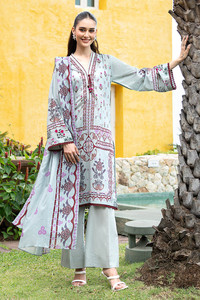 Magnifique robe salwar kameez en tissu de lin d'hiver, idéale pour les tenues élégantes pakistanaises et indiennes. - Product Image 4