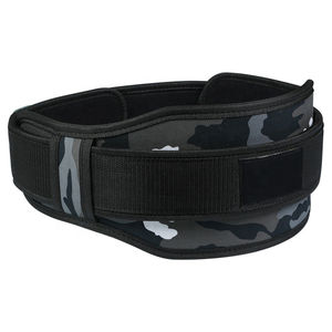 Grey Camo Neoprene Gym <b>Weight</b> Lifting Belt for Fitness <b>Training</b> and Body Building-Portable Foldable with Professional Protection - Product Image 6