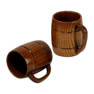 Mug à bière en bois de chêne artisanal de luxe TIMELESS CRAFT avec intérieur en acier inoxydable, nouveau style chinois, cadeau d'affaires - Product Image 5
