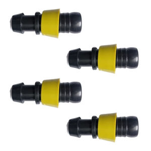 Conector de manguera de riego por goteo de PP negro, adaptador de tubería para accesorios de sistema de riego agrícola, invernadero y granja - Product Image 4