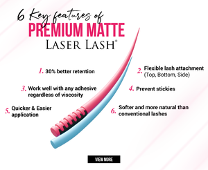 Extensions de cils Charmlash en gros, extensions de cils au laser plasma, extensions de cils volumineuses, extensions de cils de qualité supérieure, colle de fixation - Product Image 6