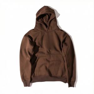 Vente en gros de sweats à capuche personnalisés avec logo brodé, marque privée, coton French Terry, coupe ample, haute qualité, vêtements d'hiver pour hommes - Product Image 1