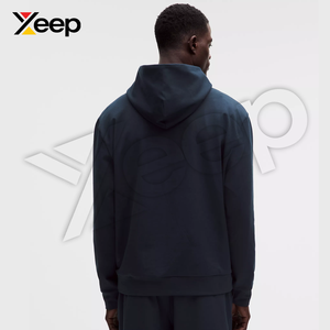 เสื้อฮู้ดดี้ผู้ชาย XEEP Custom Design รุ่นลำลองสำหรับฤดูหนาว  กระเป๋าหน้าพิมพ์ลาย XC-MH-28 ผ้าเจอร์ซีย์ โพลีเอสเตอร์/คอตตอน ทรงปกติ ระบายอากาศได้ดี แห้งเร็ว - Product Image 2