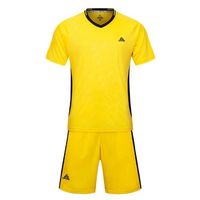 Ensemble de maillots de football personnalisés 100% polyester, séchage rapide, respirant, uniforme de football, impression de nom et de logo, kit d'équipe