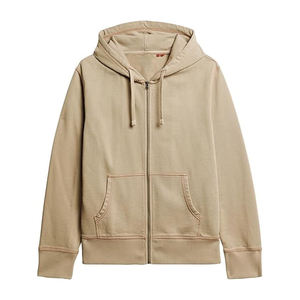 Sweat à capuche sur mesure OEM pour homme, coupe oversize, avec surpiqûres blanches, pull à capuche personnalisé pour homme, coupe carrée, en tissu épais - Product Image 3