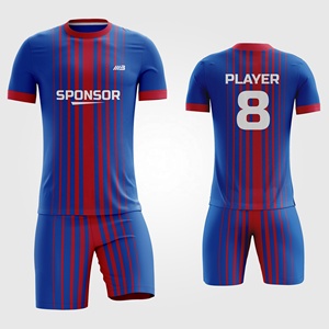 Conjunto de ropa deportiva de fútbol sublimada personalizada unisex con impresión de nombre Servicio OEM para equipos Logotipo de camiseta - Product Image 3