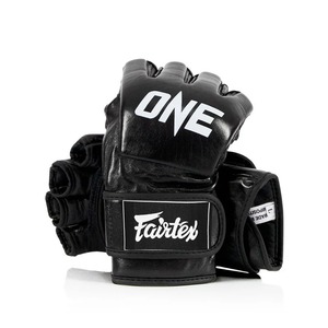 ถุงมือ MMA หนังแท้คุณภาพสูงขายดีที่สุด ครึ่งนิ้ว สกรีนโลโก้ได้ รุ่น Fairtex One สำหรับศิลปะการต่อสู้ - Product Image 5