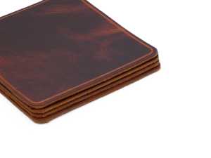 Juego de Posavasos de Cuero Impermeables, Posavasos Resistentes al Calor, Protección para Mesa, GLC-0065 - Product Image 3