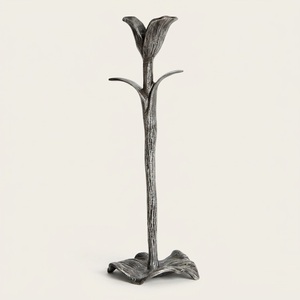 Juego de 3 Portavelas Cónicos Dorados, Candelabros de Metal de Lujo con Tallo Delgado para Centros de Mesa de Boda y Decoración Minimalista del Hogar - Product Image 4