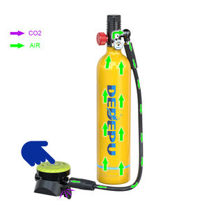 Mini plongée sous-marine S5000A réservoir d'air de plongée 1L respiration sous-marine 25 minutes cylindre DOT en aluminium 6061 premier étage deuxième régulateur - Product Image 4