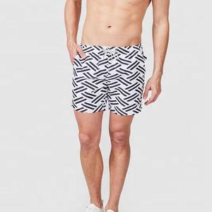 2024 OEM Men Beach <b>Shorts</b> <b>Swim</b> Printed Trunks for Sale Swimwear Beachwear Men Trunks with Compression Liner - Product Image 5