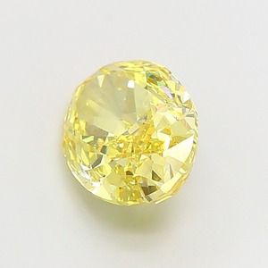 Diamant Jaune Vif Fantaisie 5,53 Carats Coupe Ovale Modifiée Polissage Excellent Clarté VVS2 Certifié CVD Cultivé en Laboratoire Pierre Précieuse Non Montée - Product Image 2